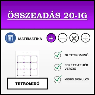 Tetrominó: Összeadás 20-ig
