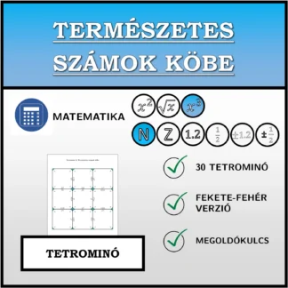 Tetrominó: Természetes számok köbe
