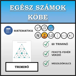 Triminó: Egész számok köbe