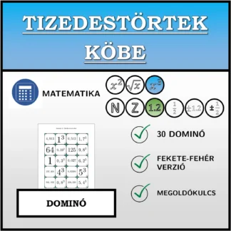 Dominó: Tizedestörtek köbe