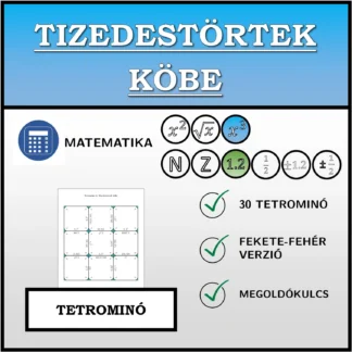 Tetrominó: Tizedestörtek köbe