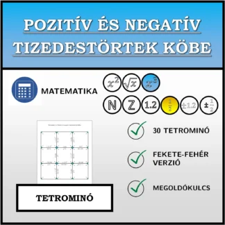 Tetrominó: Pozitív és negatív tizedestörtek köbe
