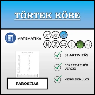 Párosító feladat: Törtek köbe