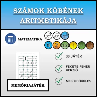 Memóriajáték: Számok köbének aritmetikája