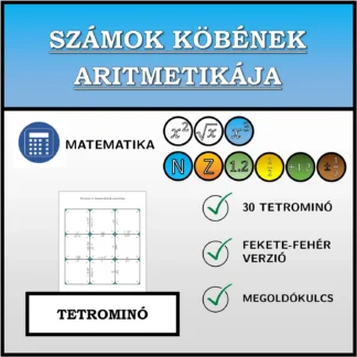 Tetrominó: Számok köbének aritmetikája