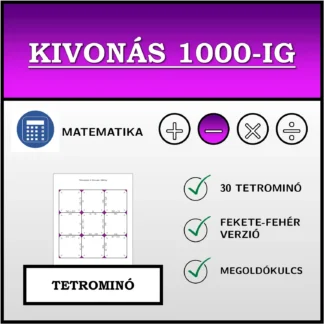 Tetrominó: Kivonás 1000-ig