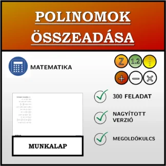 Munkalap: Polinomok összeadása