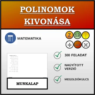 Munkalap: Polinomok kivonása