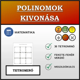 Tetrominó: Polinomok kivonása