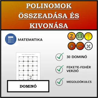 Dominó: Polinomok összeadása és kivonása
