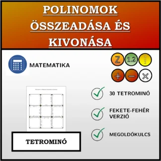 Tetrominó: Polinomok összeadása és kivonása