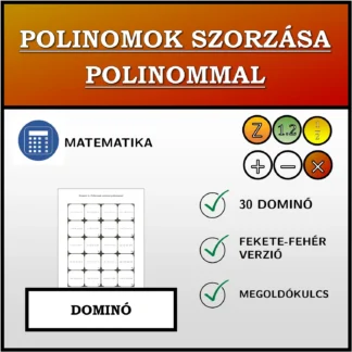 Dominó: Polinomok szorzása polinommal