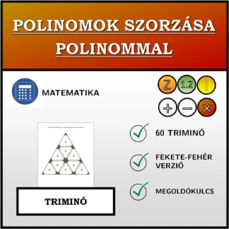 Triminó: Polinomok szorzása polinommal