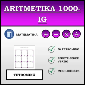 Tetrominó: Aritmetika 1000-ig
