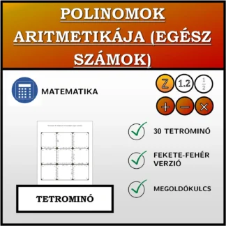 Tetrominó: Polinomok aritmetikája (egész számok)