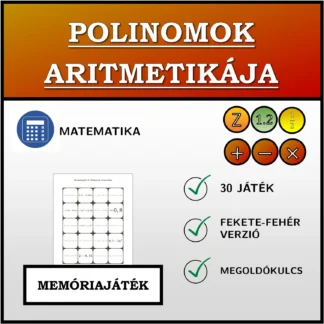 Memóriajáték: Polinomok aritmetikája