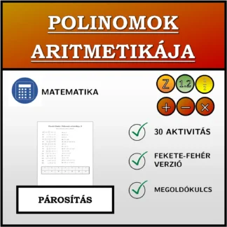 Párosító feladat: Polinomok aritmetikája