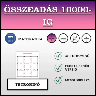 Tetrominó: Összeadás 10000-ig