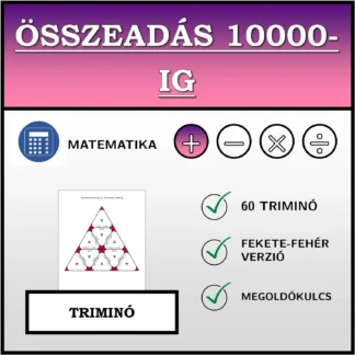 Triminó: Összeadás 10000-ig