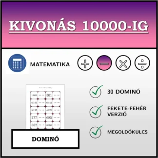 Dominó: Kivonás 10000-ig