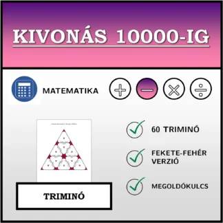 Triminó: Kivonás 10000-ig