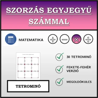 Tetrominó: Szorzás egyjegyű számmal