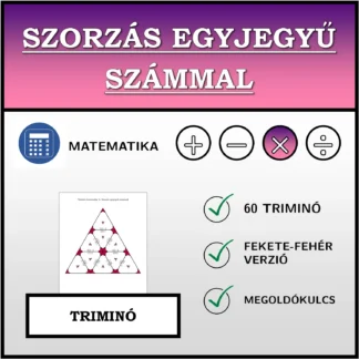 Triminó: Szorzás egyjegyű számmal