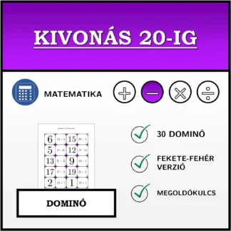 Dominó: Kivonás 20-ig