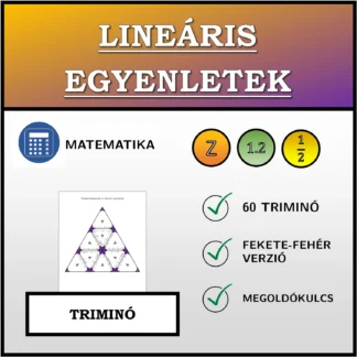 Triminó: Lineáris egyenletek