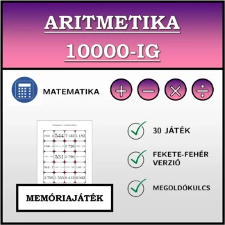 Memóriajáték: Aritmetika 10000-ig