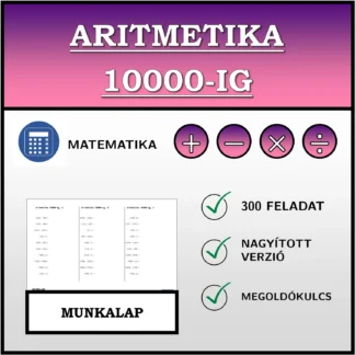 Munkalap: Aritmetika 10000-ig