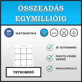 Tetrominó: Összeadás egymillióig