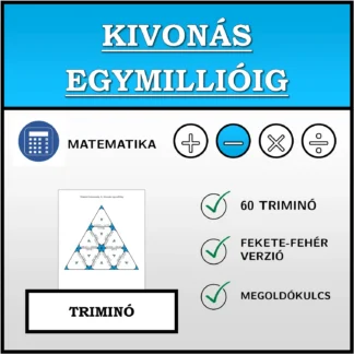 Triminó: Kivonás egymillióig