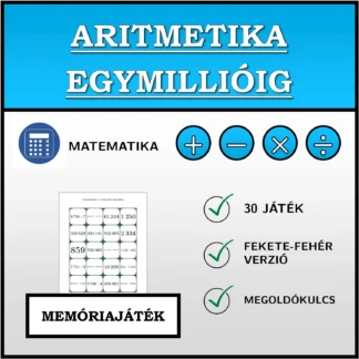 Memóriajáték: Aritmetika egymillióig