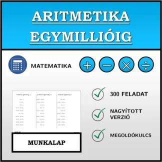 Munkalap: Aritmetika egymillióig