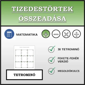 Tetrominó: Tizedestörtek összeadása