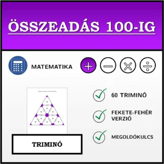 Triminó: Összeadás 100-ig