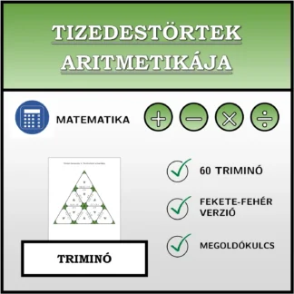 Triminó: Tizedestörtek aritmetikája