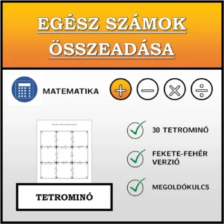 Tetrominó: Egész számok összeadása