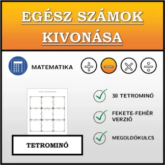Tetrominó: Egész számok kivonása