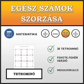 Tetrominó: Egész számok szorzása