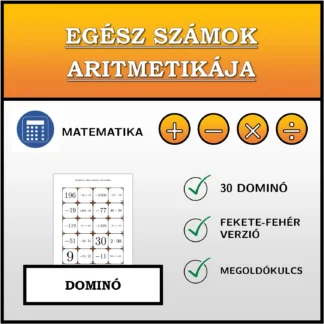 Dominó: Egész számok aritmetikája