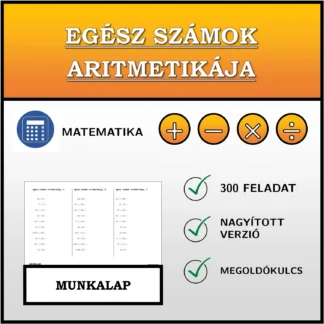 Munkalap: Egész számok aritmetikája