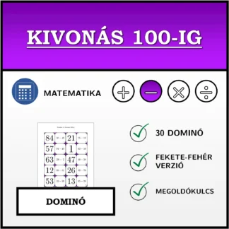 Dominó: Kivonás 100-ig