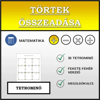 Tetrominó: Törtek összeadása