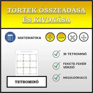 Tetrominó: Törtek összeadása és kivonása