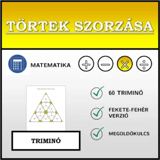 Triminó: Törtek szorzása