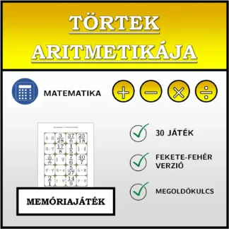 Memóriajáték: Törtek aritmetikája