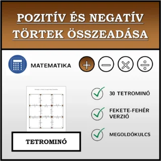 Tetrominó: Pozitív és negatív törtek összeadása