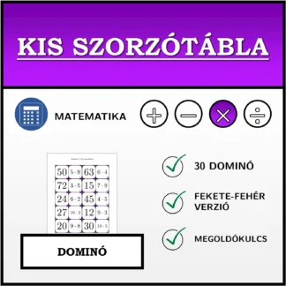 Dominó: Kis szorzótábla